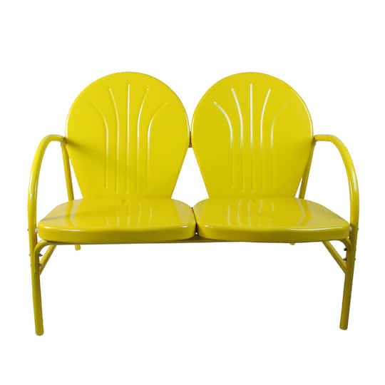 47" Outdoor Retro Tulip Loveseat